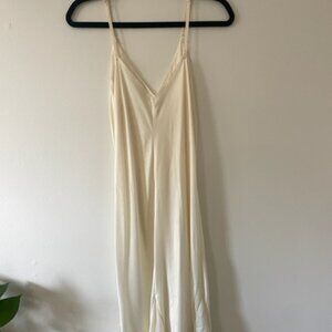 Vintage Cream colored Satin Dress